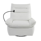 Upholstered Power Recliner Leather Lounge Chair for Living (Set of 2)