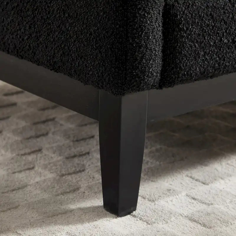 35.4 W Modern Reading Chair,Upholstered Accent Chair with Pillows and Wood Legs