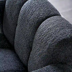 Upholstered Accent Chair 31.10  Wide Boucle Modern Accent Chair Side Chair Comfy Wide Armchair For Bedroom, Living Room