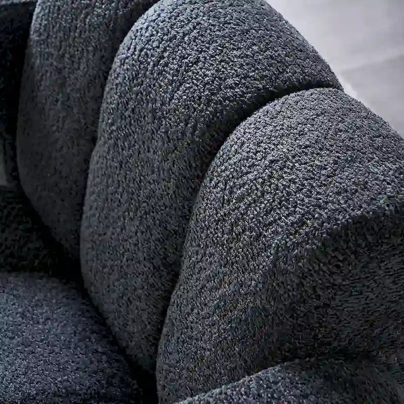 Upholstered Accent Chair 31.10  Wide Boucle Modern Accent Chair Side Chair Comfy Wide Armchair For Bedroom, Living Room