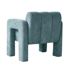Upholstered Accent Chair 31.10  Wide Boucle Modern Accent Chair Side Chair Comfy Wide Armchair For Bedroom, Living Room