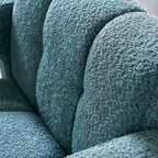 Upholstered Accent Chair 31.10  Wide Boucle Modern Accent Chair Side Chair Comfy Wide Armchair For Bedroom, Living Room