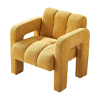 Upholstered Accent Chair 31.10  Wide Boucle Modern Accent Chair Side Chair Comfy Wide Armchair For Bedroom, Living Room