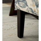 Blue Leaves 29.13  Upholstered Accent Chair