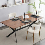 Set of 2 mid-century modern dining chairs