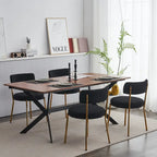 Set of 2 mid-century modern dining chairs