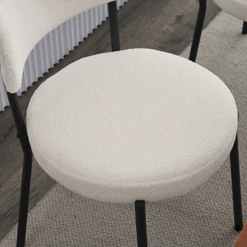 Set of 2 mid-century modern dining chairs