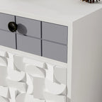 ComfyStyle 1 Door & Drawer Creative Modern Solid Wood Nightstand