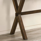 Mav Transitional Walnut 47-inch Solid Wood Sofa Table