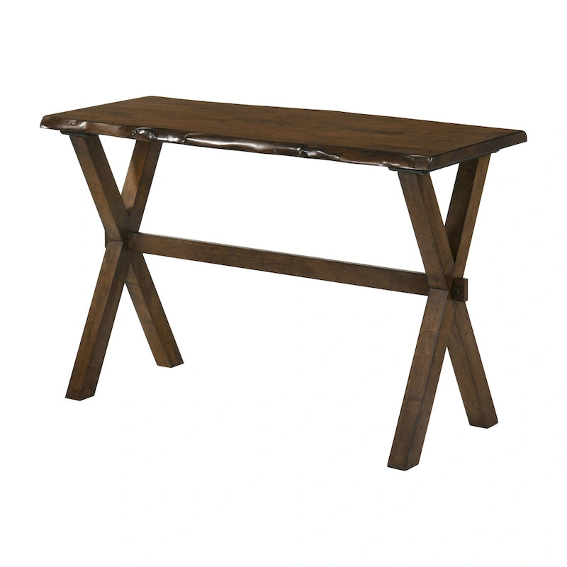 Mav Transitional Walnut 47-inch Solid Wood Sofa Table