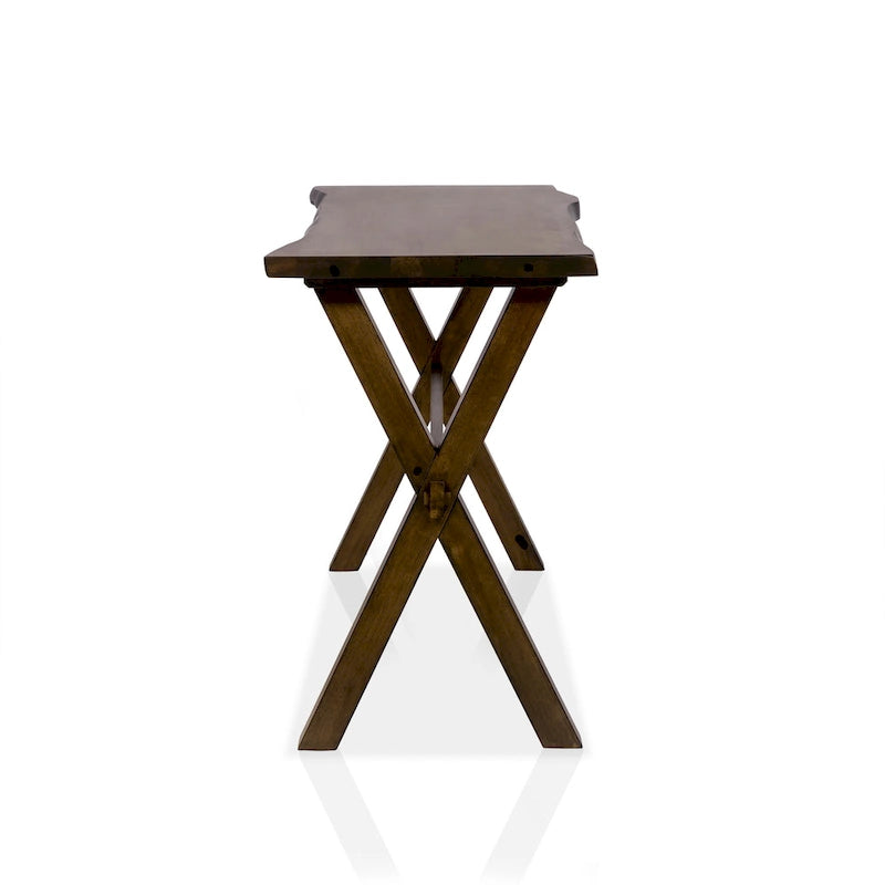 Mav Transitional Walnut 47-inch Solid Wood Sofa Table