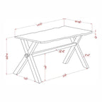 Mav Transitional Walnut 47-inch Solid Wood Sofa Table