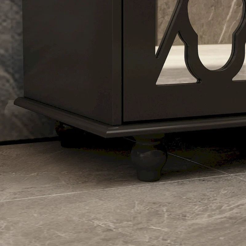 55.1  Accent Storage Cabinet Mirror Sideboard Buffet Cabinet