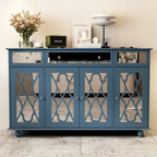 55.1  Accent Storage Cabinet Mirror Sideboard Buffet Cabinet