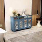 55.1  Accent Storage Cabinet Mirror Sideboard Buffet Cabinet