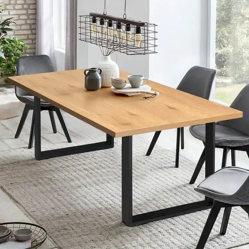 71 x31.5  Modern Rectangle Dining Table