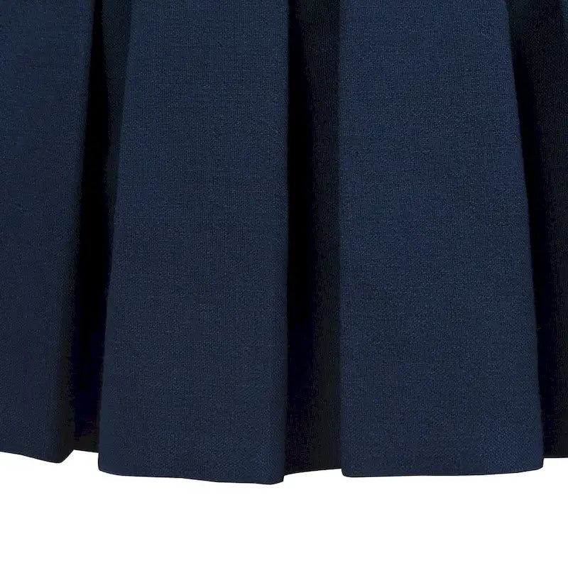 Baruti Tufted Cocktail Ottoman with Pleated Skirt