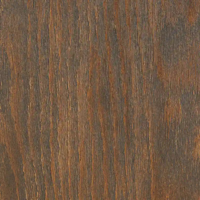 Ellul Industrial Chair in Dark Walnut Wood and Black Metal - N/A