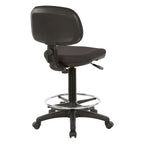 Sculptured Seat and Back Drafting Chair