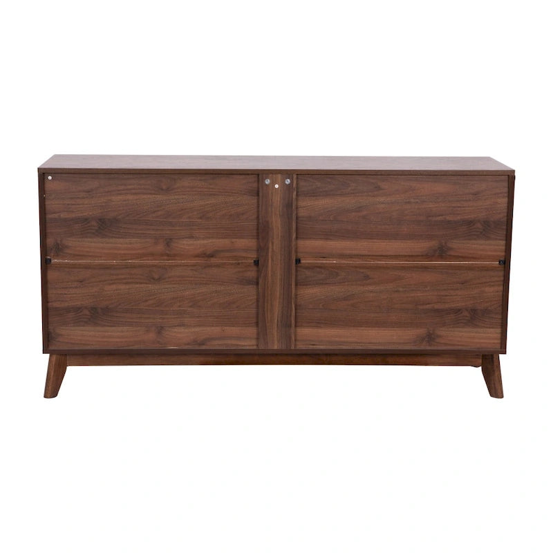 60  Buffet Cabinet with 4 Soft Close Doors and Adjustable Shelves