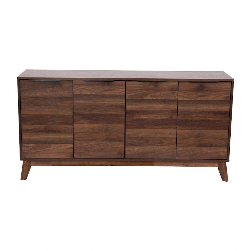 60  Buffet Cabinet with 4 Soft Close Doors and Adjustable Shelves
