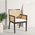 Couture Lupita Rattan Dining Chair - 21.9  W x 24.8  L x 33.9  H - 22Wx25Dx34H