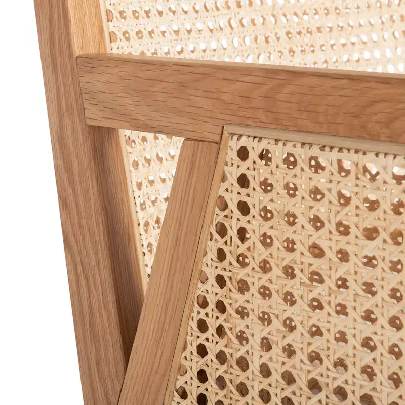 Couture Lupita Rattan Dining Chair - 21.9  W x 24.8  L x 33.9  H - 22Wx25Dx34H