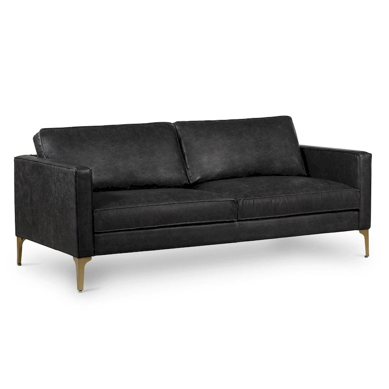Mateo 82.5  Sofa - Full Grain Genuine Italian Leather