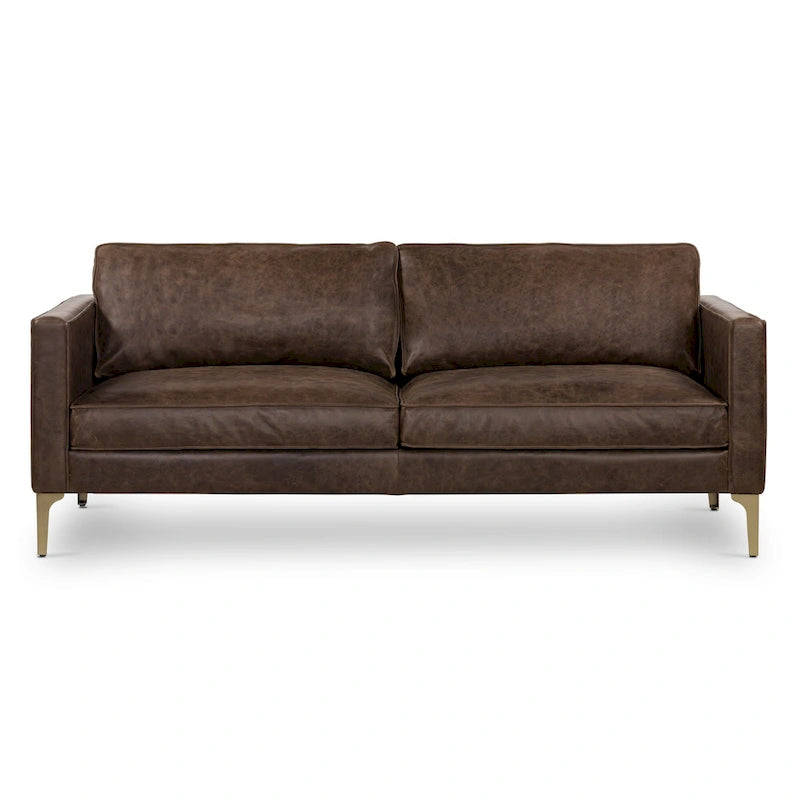Mateo 82.5  Sofa - Full Grain Genuine Italian Leather