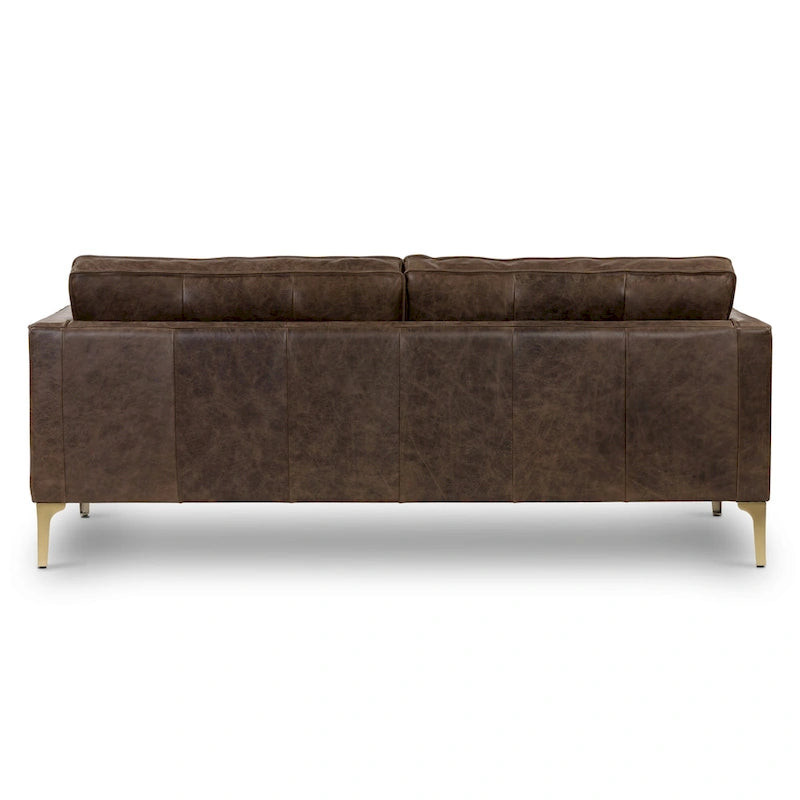 Mateo 82.5  Sofa - Full Grain Genuine Italian Leather