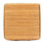 Karina Bohemian Light Honey Rattan Footstool