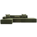 Modern Minimalist Modular Combination L-shaped Sofa Set,Free Installation Sofa