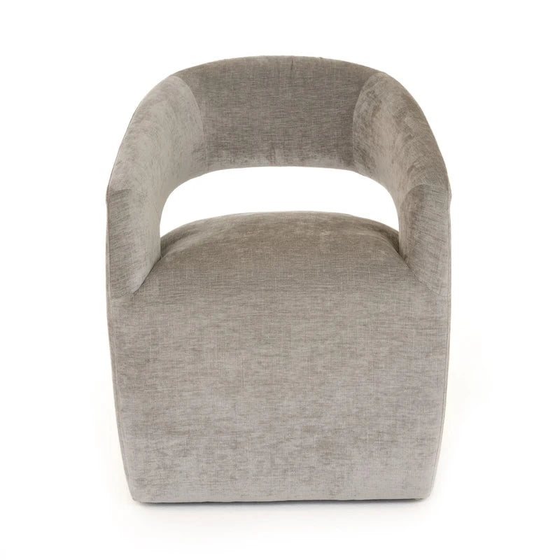 Angie Modern Grey Fabric Dining Chair