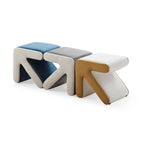 Modern Creative Upholstered Velvet Stool Ottoman