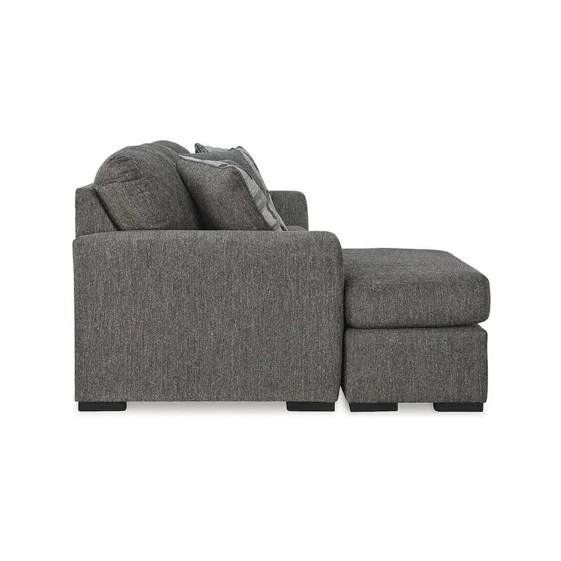 Signature Design by Gardiner Pewter Sofa Chaise - 101 W x 63 D x 40 H