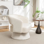 Velvet Swivel Barrel Chair