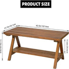 Coffee Table - 21.7 D x 42.5 W x 17.7 H