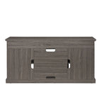 60  Wood TV Stand with Storage Space and Cable Management Cutouts