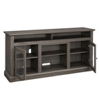 60  Wood TV Stand with Storage Space and Cable Management Cutouts