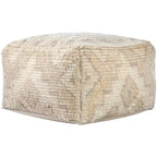 Jasmyne Traditional Medallion Pouf