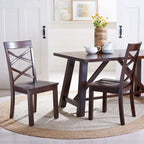 Laverna Brown Rectangle Dining Table - 57  W x 36  L x 30  H - 57Wx36Dx30H