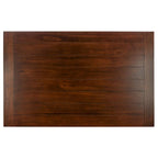 Laverna Brown Rectangle Dining Table - 57  W x 36  L x 30  H - 57Wx36Dx30H